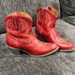 Ariat Red Heeled Boots